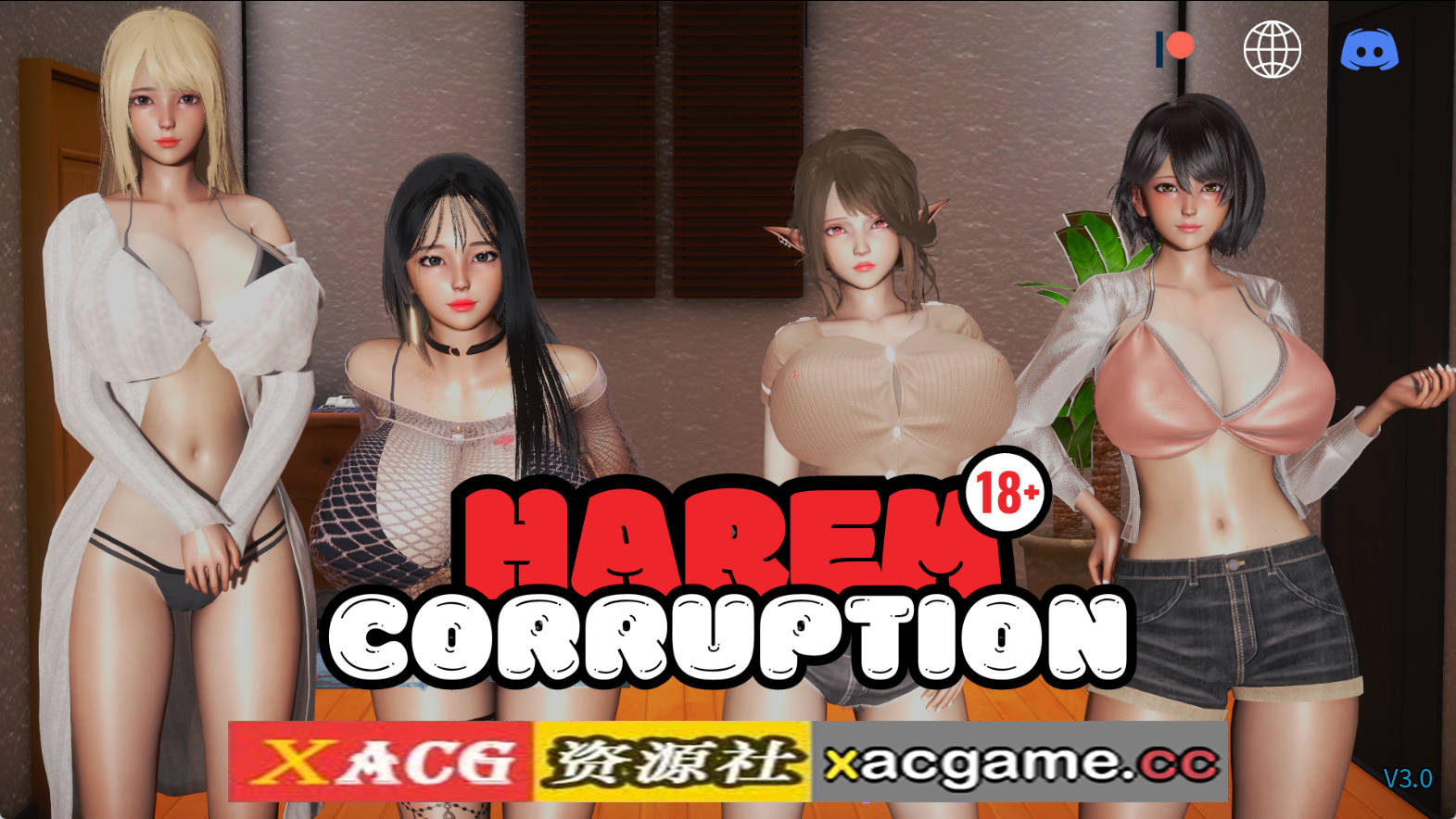 【PC+安卓+IOS/亚洲SLG】后宫腐败3.0官中汉化版【3.38G/汉化/动态/更新】