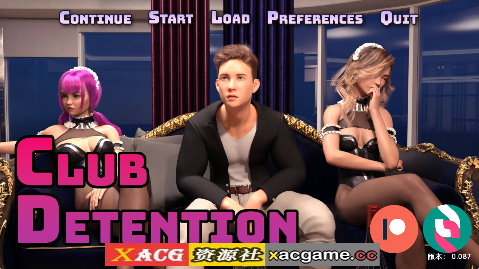 【PC+安卓+IOS/欧美SLG】俱乐部拘留0.087AI版【4.08G/汉化/动态/更新】